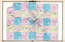 Dane County Map, Wisconsin State Atlas 1878